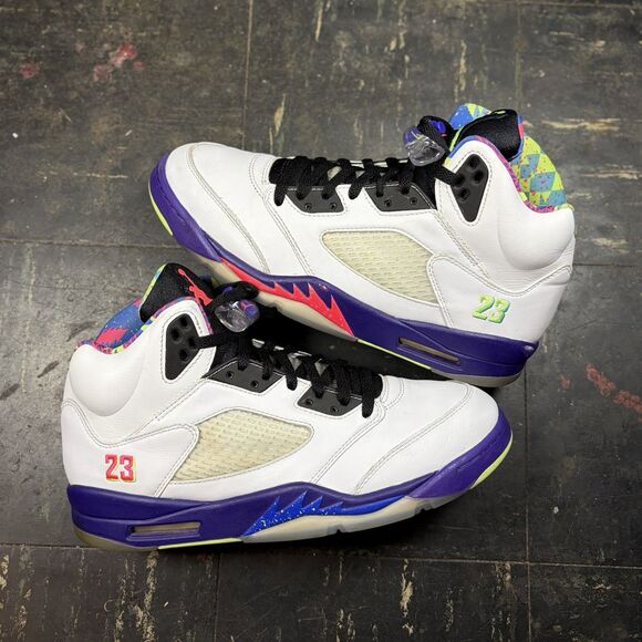 Air Jordan 5 Alternate Bel-Air Retro Size 10.5 Mens White Sneakers DB3335-100 - Picture 1 of 6